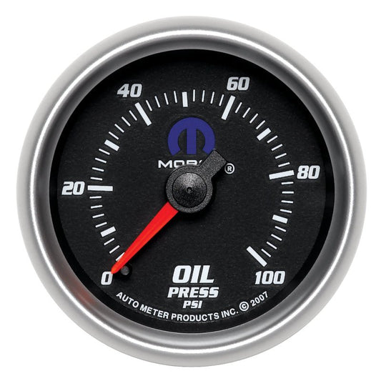 Autometer Mopar 2-1/16in Mechanical 100PSI Oil Pressure Gauge AutoMeter Gauges