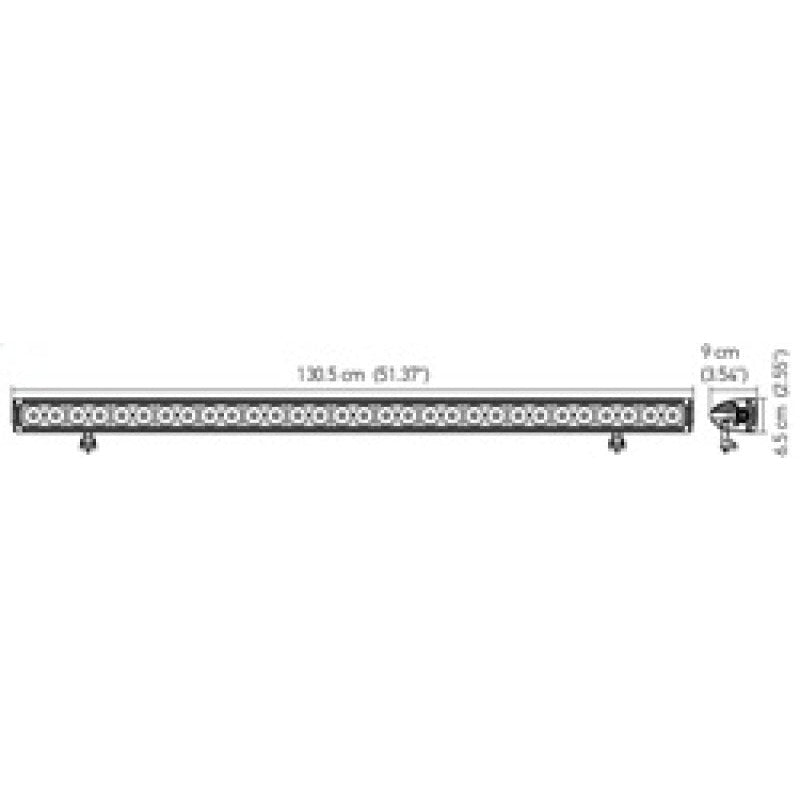 Hella Value Fit Design 51in - 300W LED Light Bar - Combo Beam Hella Light Bars & Cubes