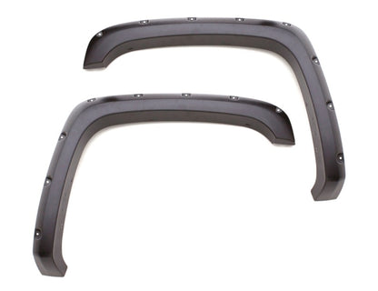 Lund 15-17 Chevy Silverado 2500 RX-Rivet Style Smooth Elite Series Fender Flares - Black (2 Pc.)