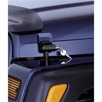 Rugged Ridge 97-06 Jeep Wrangler TJ Locking Hood Catch Kit Rugged Ridge Brackets