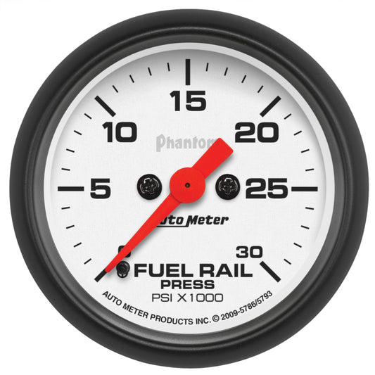 AutoMeter Gauge Rail Press (Ram 6.7L) 2-1/16in. 30Kpsi Digital Stepper Motor Phantom