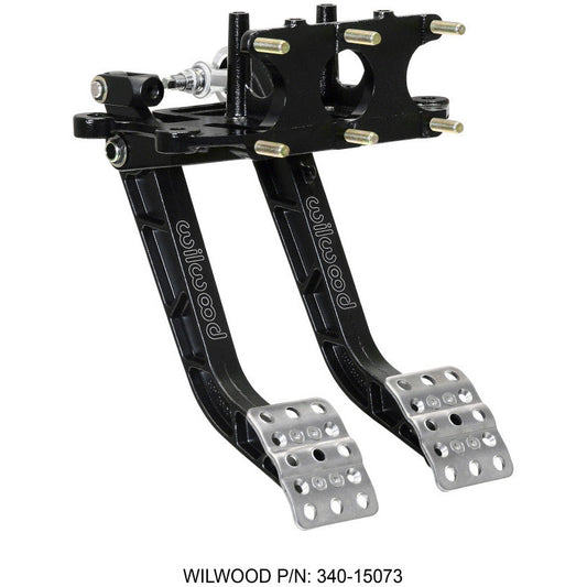 Wilwood Adjustable-Trubar Dual Pedal - Brake / Clutch - Rev. Swing Mount - 5.1:1 Wilwood Pedals