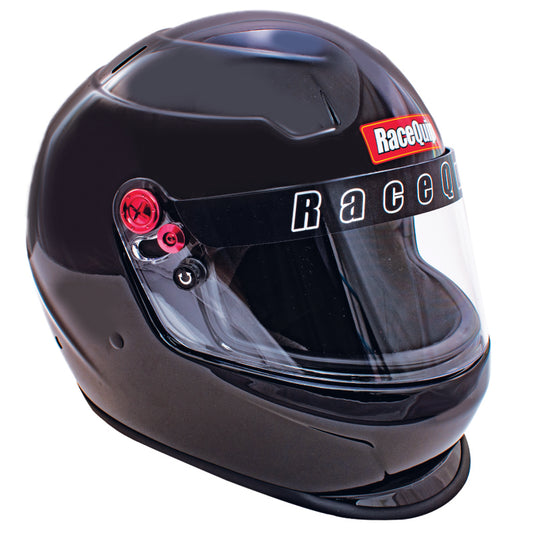 Racequip Gloss Black PRO20 SA2020 XSM Racequip Helmets and Accessories