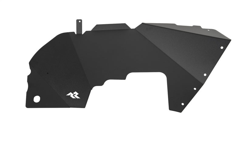 Rugged Ridge Inner Fender Liners Frnt Aluminum Black 18-20 Jeep Wrangler JL Rugged Ridge Fender Flares