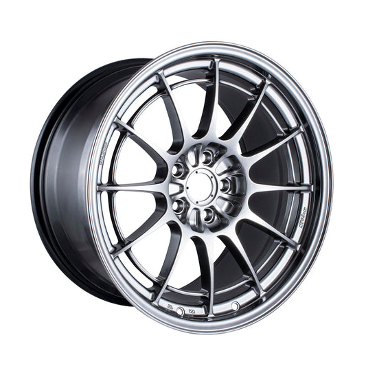 Enkei NT03+M 18x9.5 5x108 40mm Offset 72.6mm Bore Hyper Silver Wheel Enkei Wheels - Cast