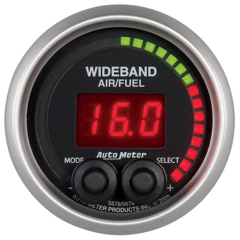 Autometer Elite 52mm Wideband Air/Fuel Ratio PRO Kit AutoMeter Gauges