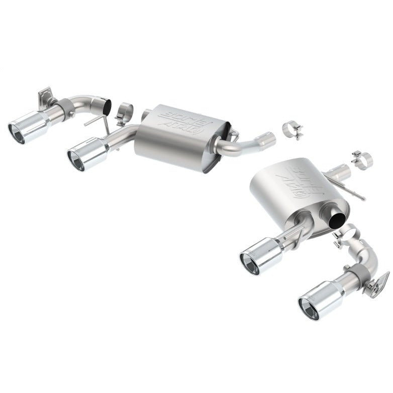 Borla 2016 Chevy Camaro V6 AT/MT ATAK Rear Section Exhaust w/ Dual Mode Valves Borla Axle Back