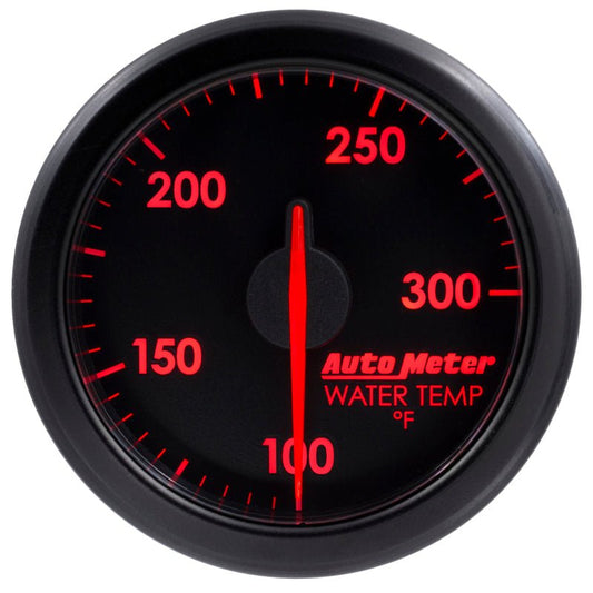 Autometer Airdrive 2-1/6in Water Temperature Gauge 100-300 Degrees F - Black AutoMeter Gauges