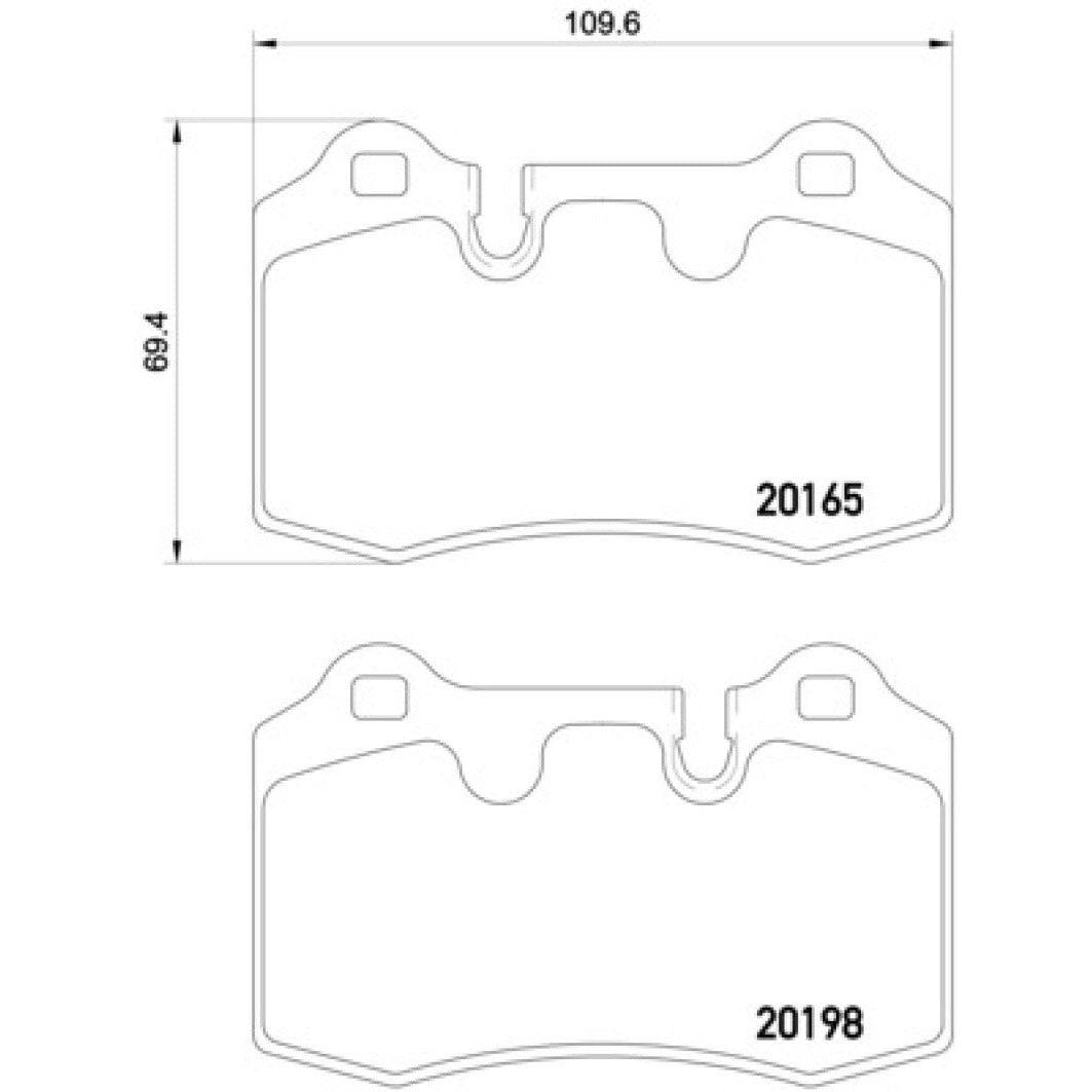 Hella 05-14 Aston Martin DB9 Rear Brake Pad Set Hella Uncategorized