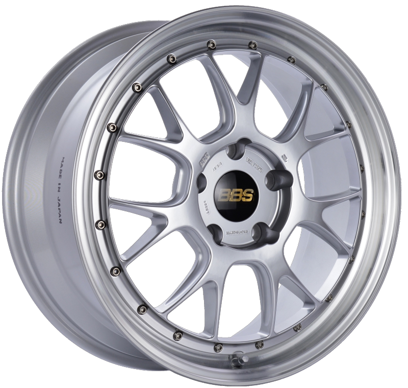 BBS LM-R 19x8.5 5x130 ET55 CB71.6 Diamond Silver Center Diamond Cut Lip Wheel