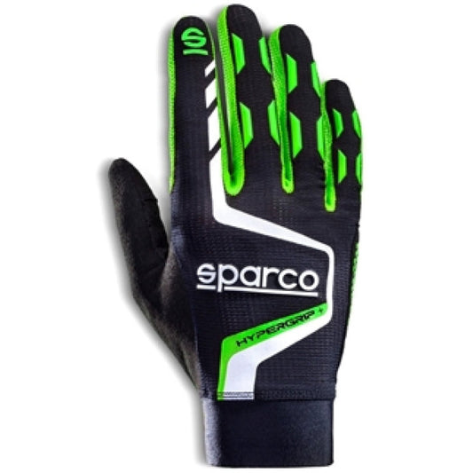 Sparco Gloves Hypergrip+ 08 Black/Green SPARCO Gloves