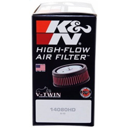 K&N 4in ID / 5.5in OD / 2in H Custom Assembly Filter designed to fit Harley-Davidson Motorcycle K&N Engineering Uncategorized