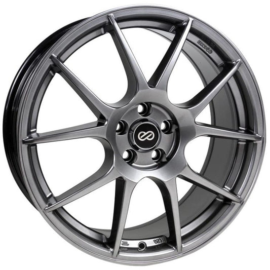 Enkei YS5 17x7.5 5x100 45mm Offset 72.6mm Bore Hyper Black Enkei Wheels - Cast