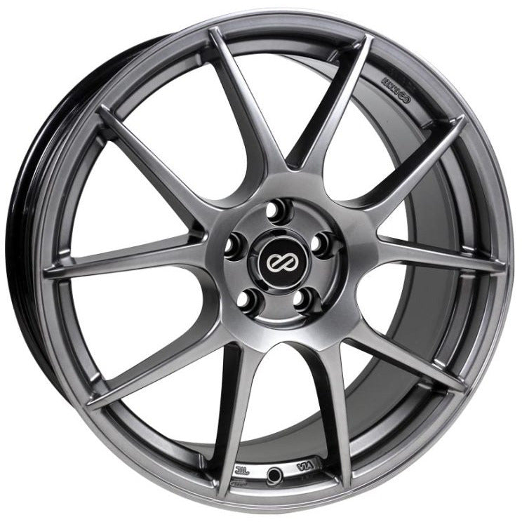 Enkei Enkei YS5 18x8 5x100 45mm offset 72.6mm Bore Hyper Black Enkei Wheels - Cast