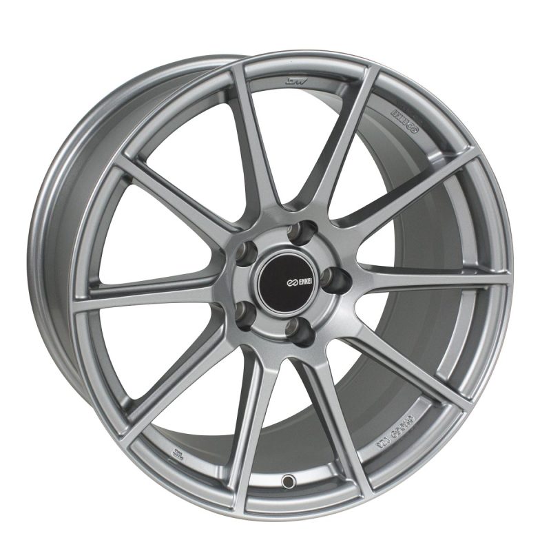 Enkei TS10 18x10.5 5x114.3 25mm Offset 72.6mm Bore Storm Gray Wheel Enkei Wheels - Cast