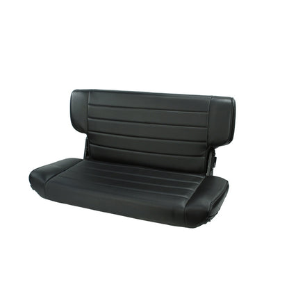 Rugged Ridge Fold&Tumble Rear Seat Black Denim 97-02 Jeep Wrangler TJ Rugged Ridge Seat Releases