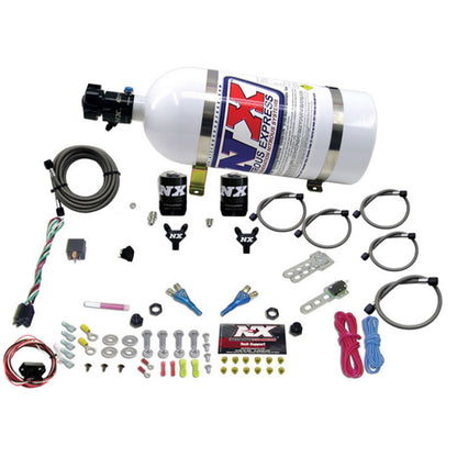 Nitrous Express 03-18 Nissan 350Z/370Z Dual Nozzle (35-150HP) w/10lb Bottle