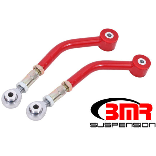 BMR 08-17 Challenger Upper Control Arms On-Car Adj. Rod Ends (Polyurethane) - Red BMR Suspension Control Arms