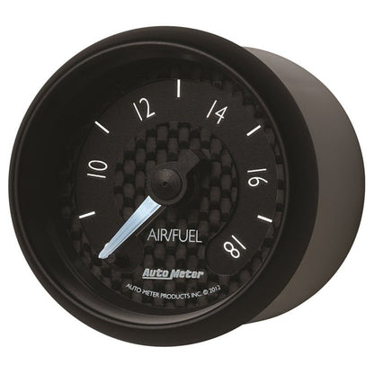 Autometer GT Series 52mm Full Sweep Electronic 8:1-18:1 AFR Wideband Air/Fuel Ratio Analog AutoMeter Gauges