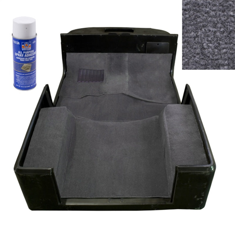 Rugged Ridge Deluxe Carpet Kit w/ Adhesive Gray 97-06TJ Rugged Ridge Floor Mats Carpeted