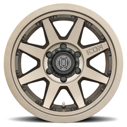 ICON Rebound Pro 17x8.5 5x4.5 0mm Offset 4.75in BS 71.5mm Bore Bronze Wheel