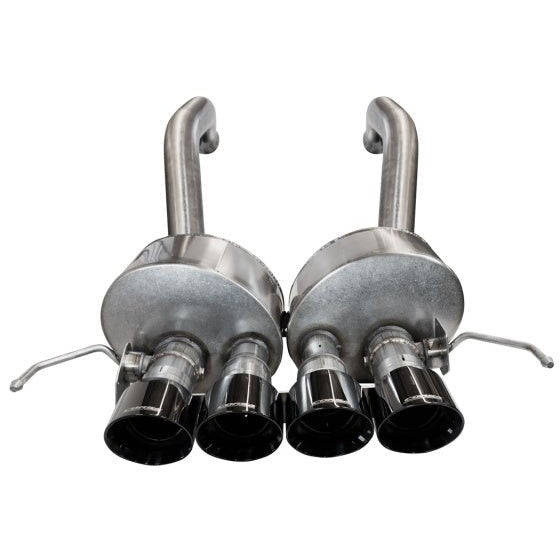 Corsa 2014-2019 Chevrolet Corvette C7 Z06 6.2L 2.75in Xtreme Axle-Back w/ Dual NPP & Quad Black Tips CORSA Performance Axle Back