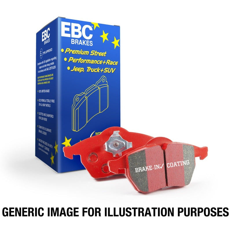 EBC 10-13 Chevrolet Corvette (C6) 6.2 Grand Sport Redstuff Front Brake Pads EBC Brake Pads - Performance