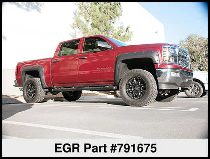 EGR 14+ Chev Silverado 5ft Bed Bolt-On Look Fender Flares - Set - Matte