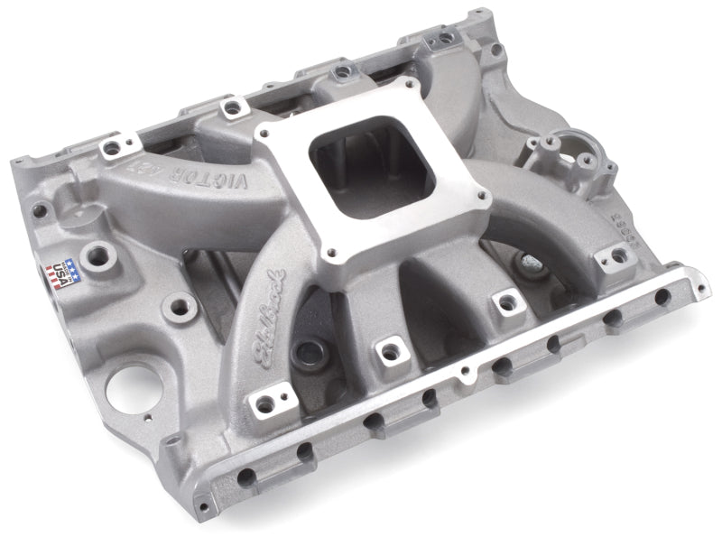 Edelbrock 390-428 Ford FE Victor EFI Manifold 4150 Flange Mounting