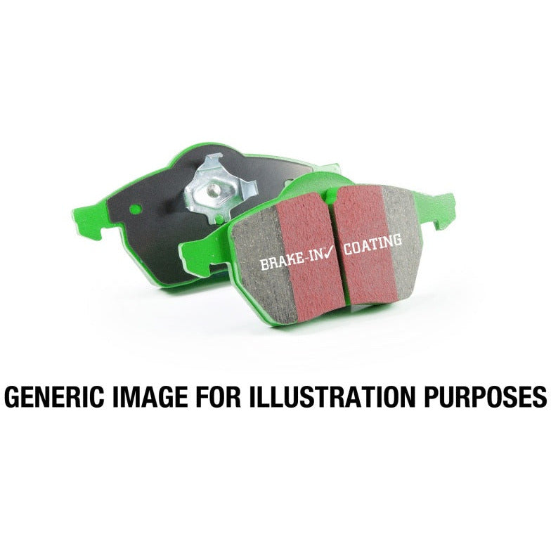 EBC 12+ Tesla Model S Electric Greenstuff Front Brake Pads EBC Brake Pads - Performance