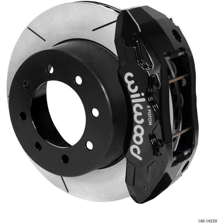 Wilwood TX6R Rear Kit 15.50in Rotor Black w/ Lines 13-17 Ford F250/F350 4WD Wilwood Big Brake Kits