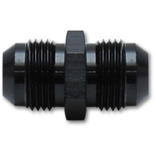 Vibrant Union Adapter Fitting - -20 AN x -20 AN - Anodized Black Only Vibrant Fittings