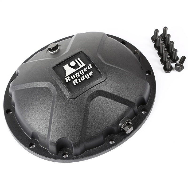 Rugged Ridge Boulder Aluminum Differential Cover 84-06 D35 Rugged Ridge Diff Covers