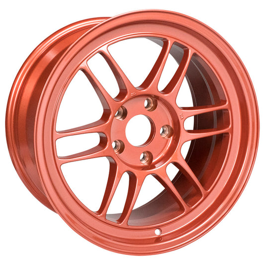 Enkei RPF1 17x9 5x114.3 22mm Offset 73mm Bore Orange Wheel Enkei Wheels - Cast