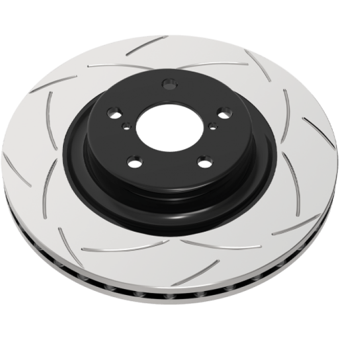 DBA 2007+ Volvo S60/S80/V60/V70/XC70 Rear Vented T2 Slotted Street Series Rotor DBA Brake Rotors - Slotted