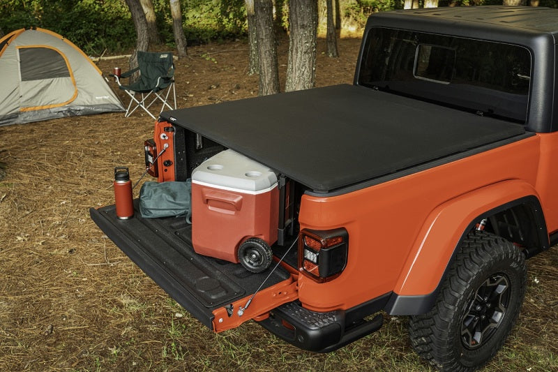 Rugged Ridge Armis Soft Folding Bed Cover 2020 Gladiator JT Rugged Ridge Tonneau Covers - Hard Fold