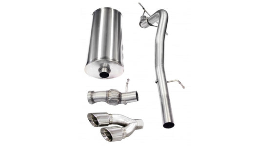 Corsa 11-13 Cadillac Escalade 6.2L V8 Polished Sport Cat-Back Exhaust