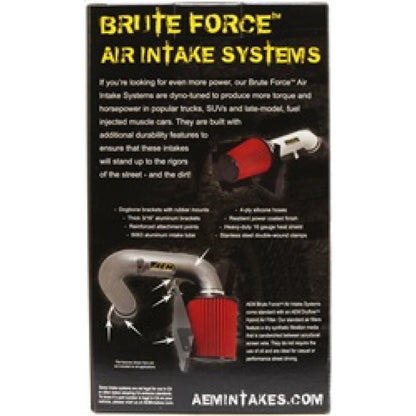 AEM Dryflow 3.25in. X 7in. Round Tapered Air Filter AEM Induction Air Filters - Universal Fit