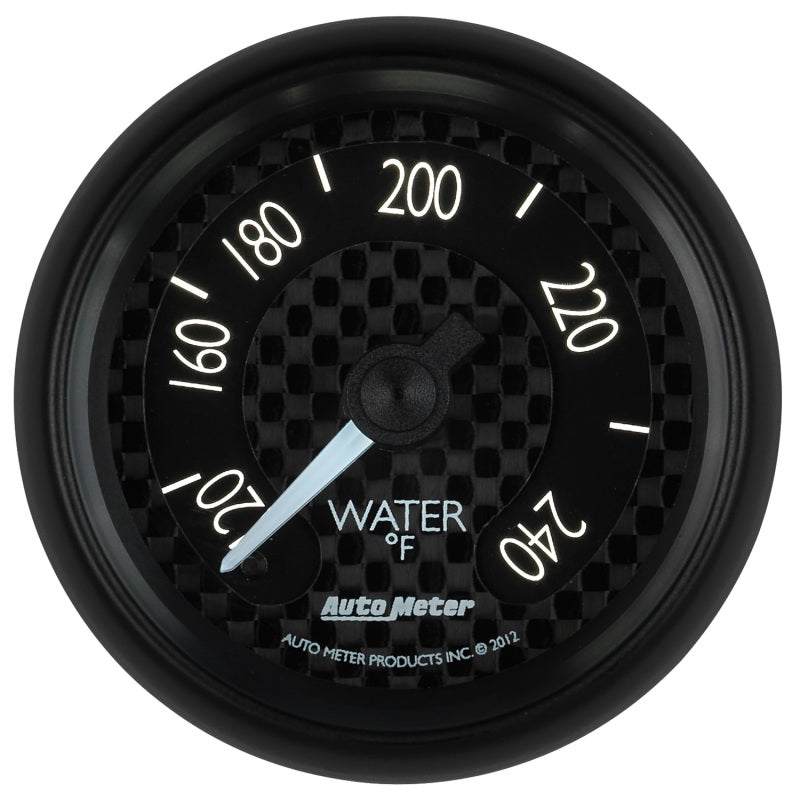 Autometer GT Series 52mm Mechanical 120-240 Deg F Water Temperature Gauge AutoMeter Gauges