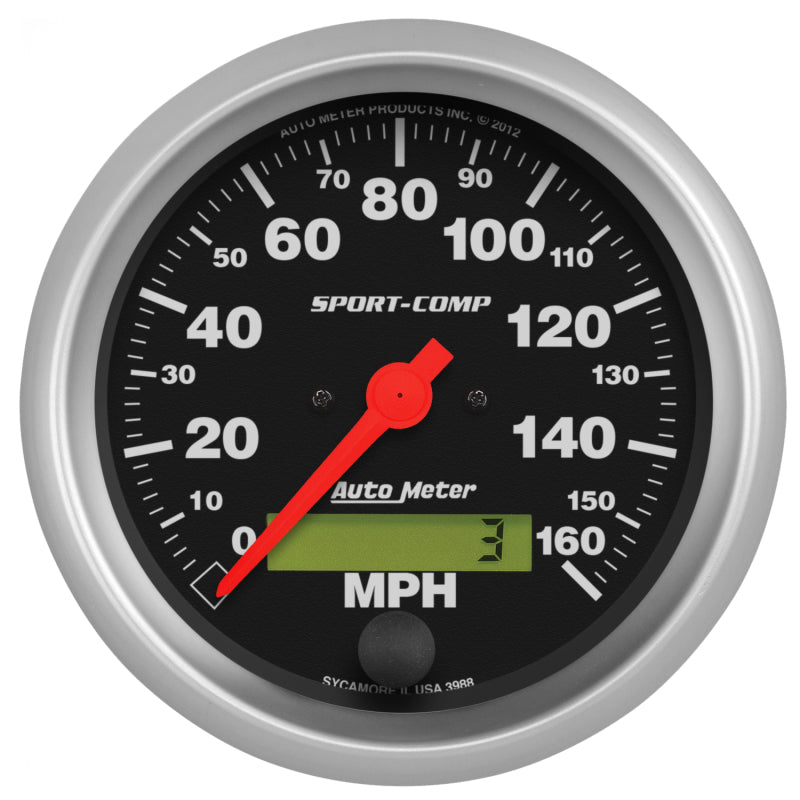 Autometer Sport-Comp 70-72 Chevelle SS/El Camino Dash Kit 6pc Tach / MPH / Fuel / Oil / WTMP / Volt AutoMeter Gauges