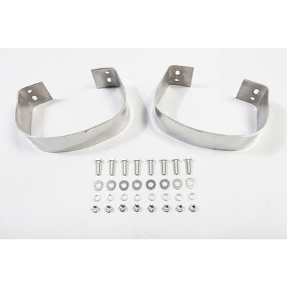 Rugged Ridge 76-95 Jeep CJ / Jeep Wrangler Stainless Steel Rear Bumperettes Rugged Ridge Bumpers - Steel