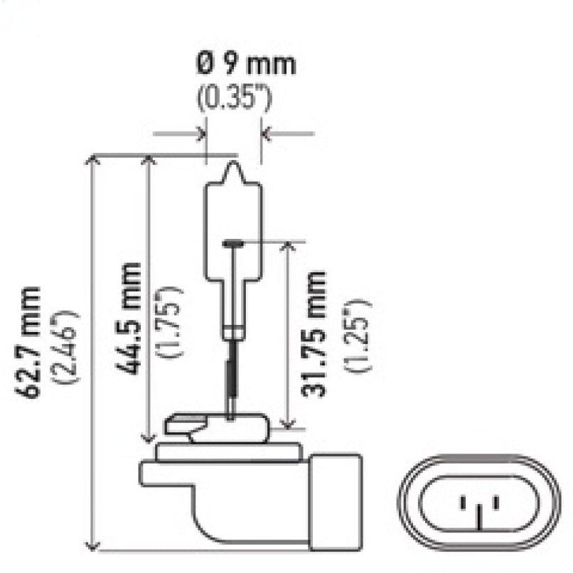 Hella Bulb 888 12V 50W PGJ13 T3.25 Hella Bulbs