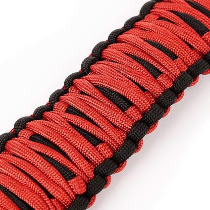 Rugged Ridge Paracord A-Pillar Grab Handle Red 07-18 Jeep Wrangler JK Rugged Ridge Dash & Interior Trim