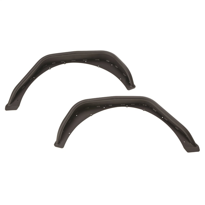 Rugged Ridge HD Steel Tube Fenders Rear Pair Black 18-19 JL Rugged Ridge Fenders