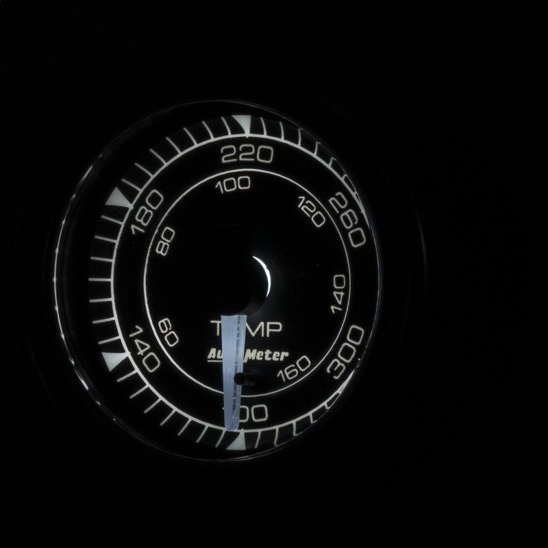 Autometer Chrono 2-1/16in 140-380 Degree Digital Stepper Motor Temperature Gauge AutoMeter Gauges