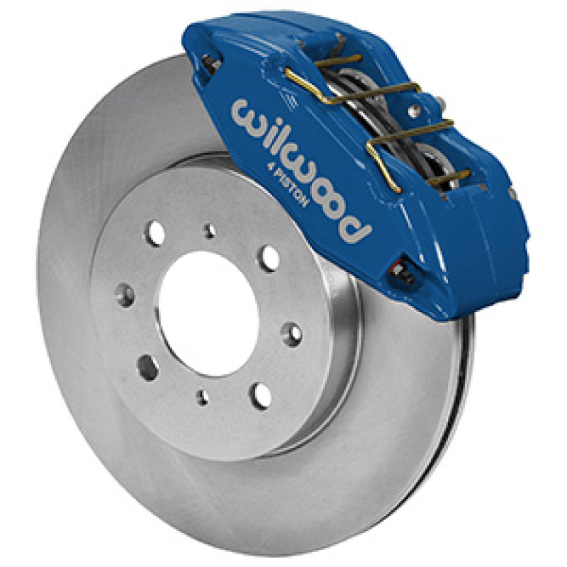 Wilwood DPHA Front Caliper & Rotor Kit Honda / Acura w/ 262mm OE Rotor - Competition Blue Wilwood Big Brake Kits