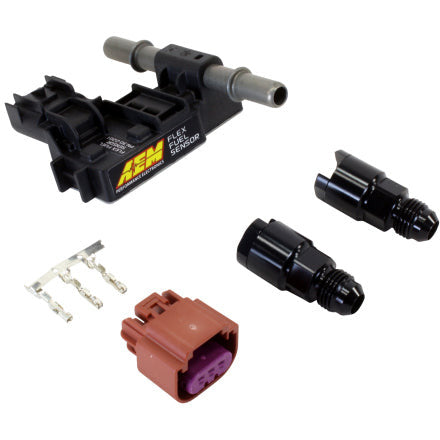 AEM Ethanol Content Flex Fuel Sensor w/ -6AN fittings Kit AEM Programmers & Tuners