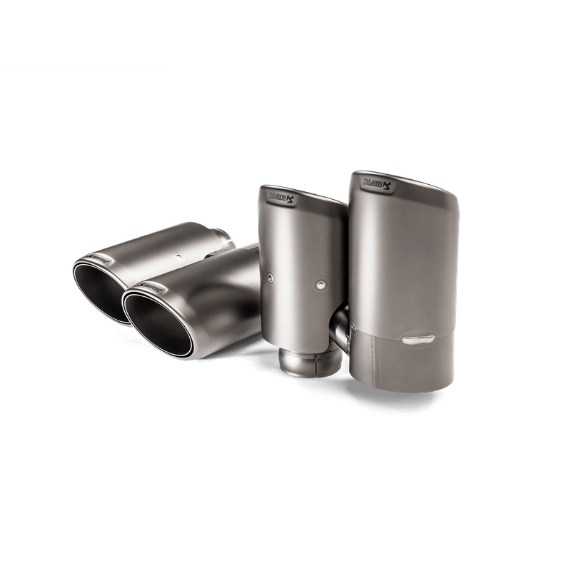 Akrapovic 2018+ Porsche Cayenne V6 (536) Tail Pipe Set (Titanium) Akrapovic Tips