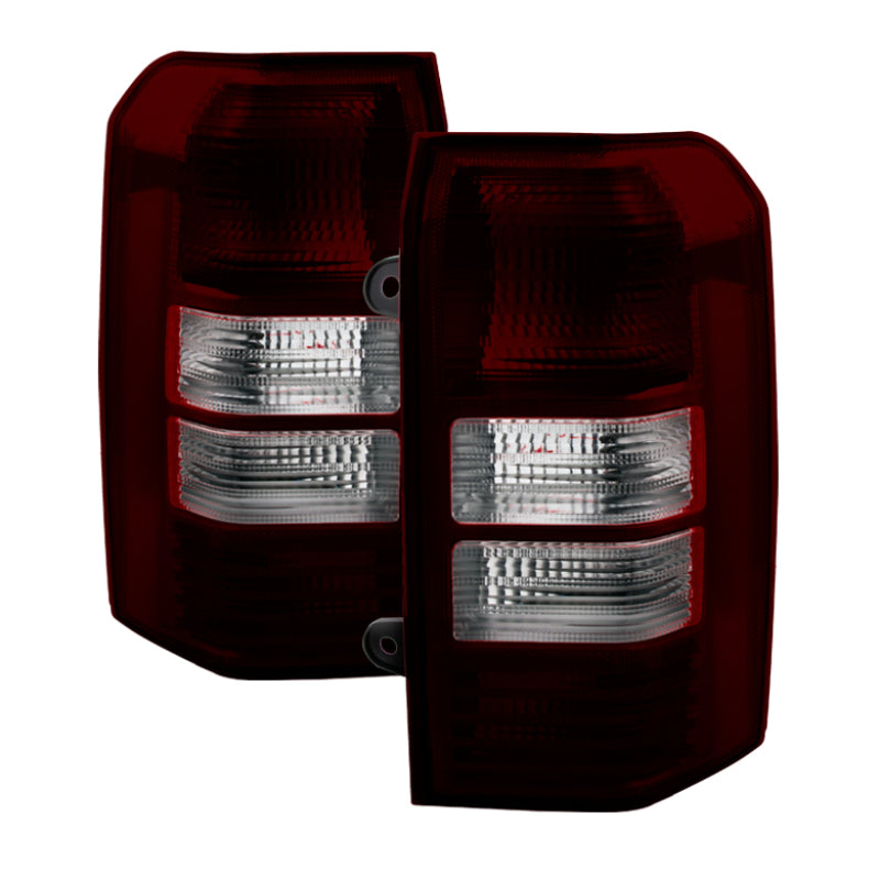Xtune Jeep Patriot 08-13 OEM Tail Lights -Red Smoked ALT-JH-JPA08-OE-RSM SPYDER Tail Lights