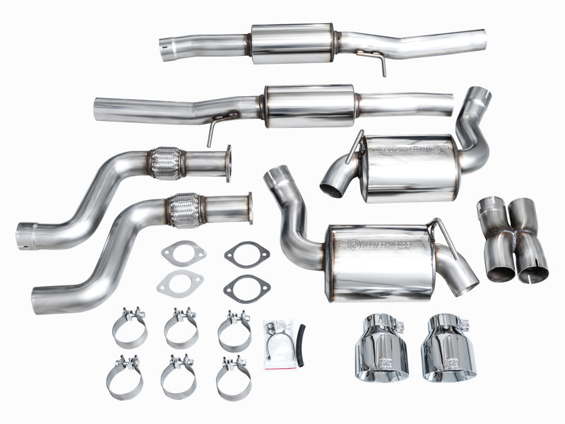 AWE 2023 Nissan Z RZ34 RWD Touring Edition Catback Exhaust System w/ Chrome Silver Tips